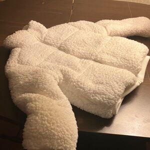 Xersion Kids White Sherpa Jacket